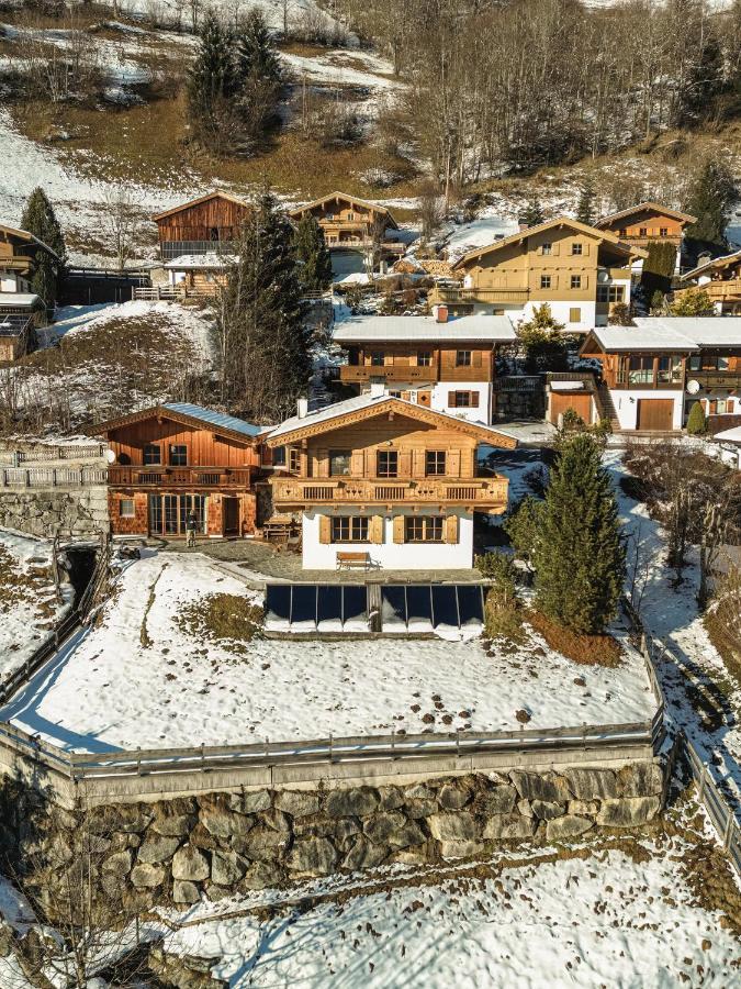 Chalet Obenland Panorama Aussicht Kitzbuehler Alpen 布拉保韦德库 外观 照片